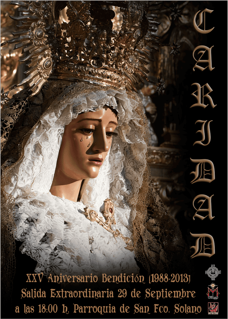 Cartel Salida Extraordinaria Virgen de la Caridad de Montilla