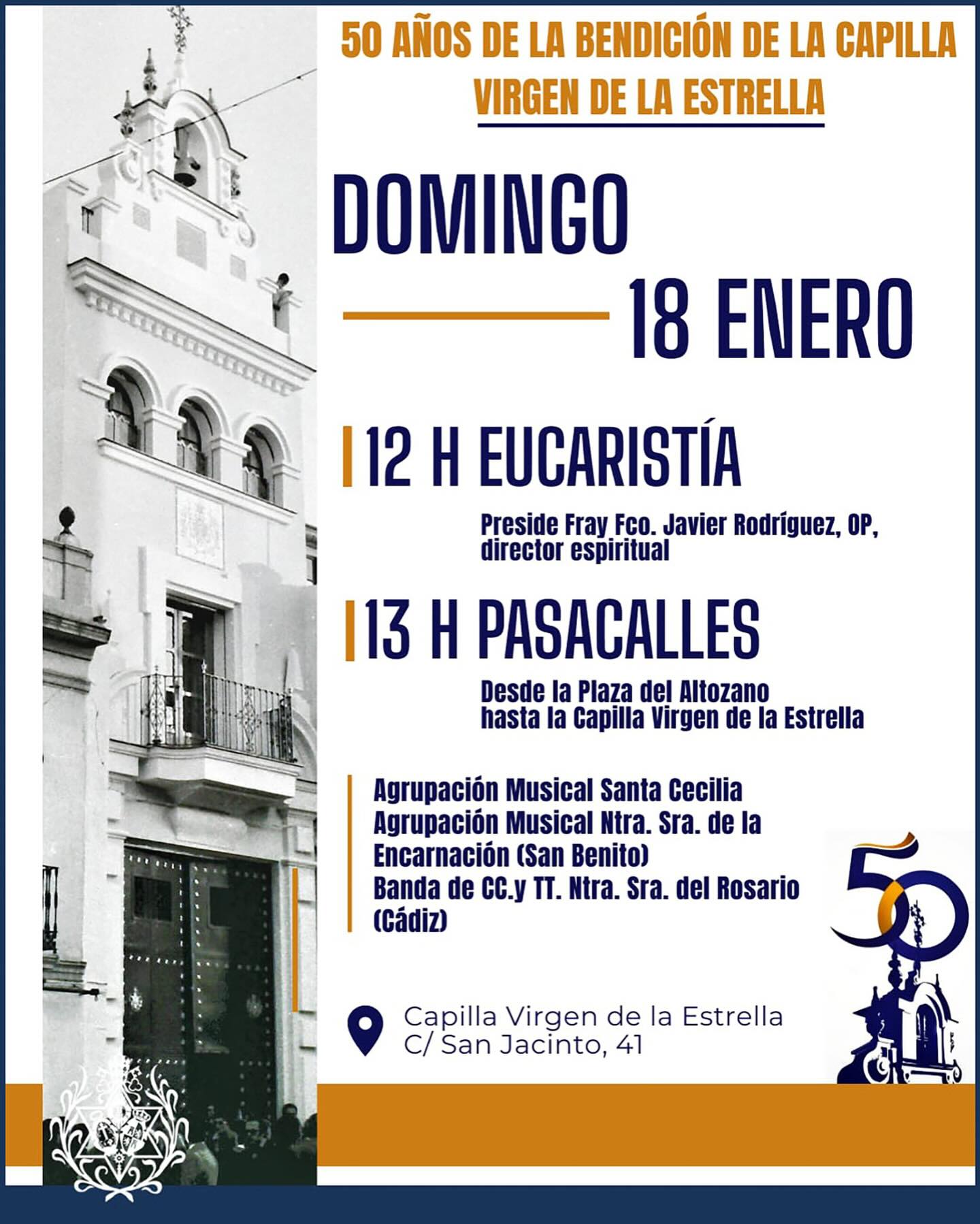 Concierto 50ª Aniversario Capilla de la Estrella de Triana (Enero 2026)