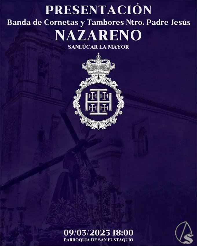 CC.TT. Jesús Nazareno Sanlucar la Mayor – Concierto Presentación de la Banda (2025)