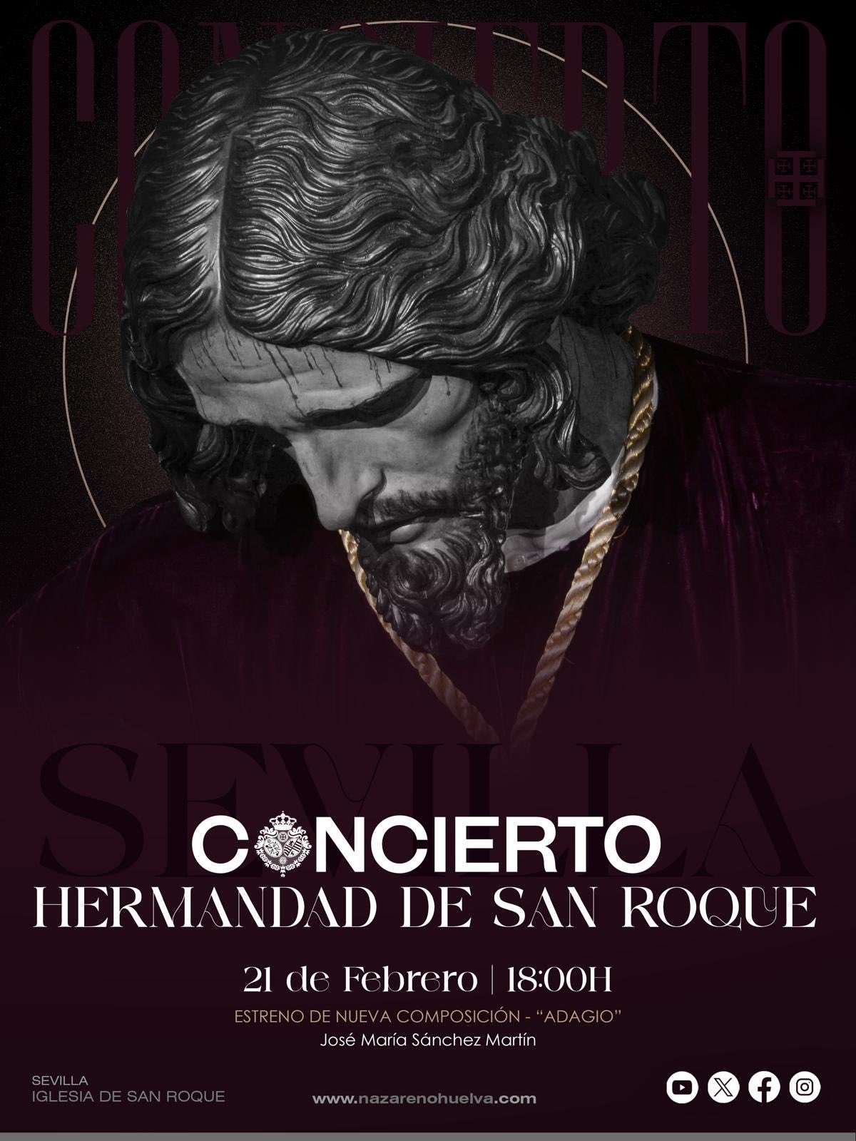 CC.TT. Nazareno de Huelva – Concierto Hermandad San Roque Sevilla 2026